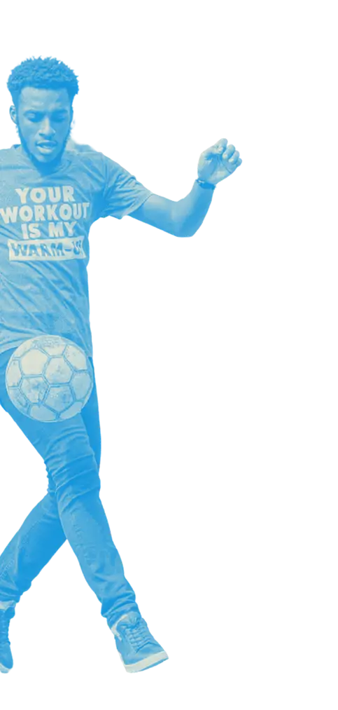 sport bleu